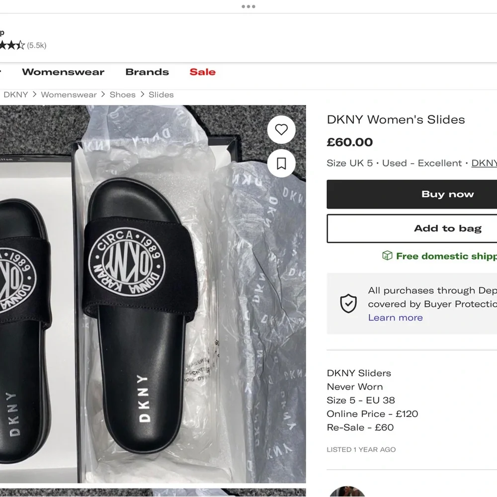 DKNY Adjustable Sliders (#6)